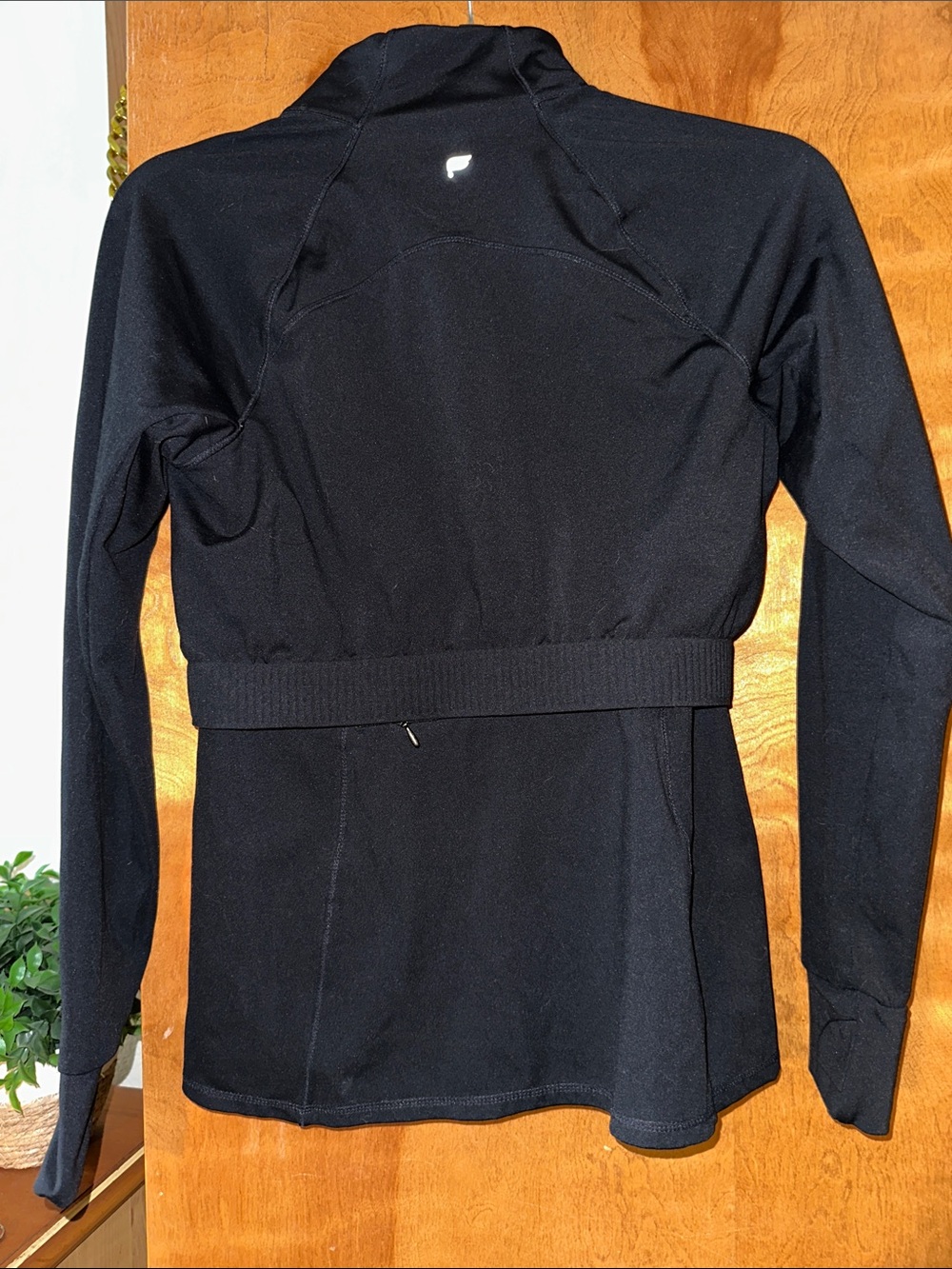 Fabletics Black Zip-Front Jacket - Picture 2 of 2